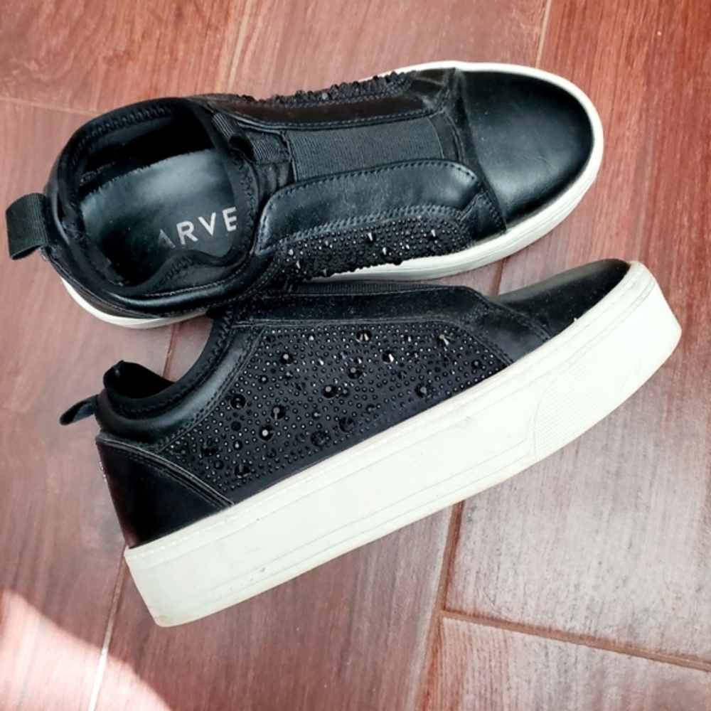 CARVELA JUNIOR BLING JEWEL EMBELLISHED SLIP-ON SNEAKERS